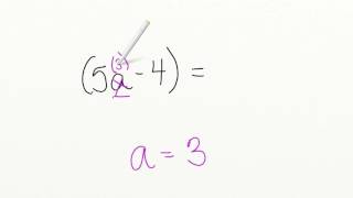 AdaptedMind Math - Evaluating Expressions Using Variables Lesson