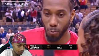 FlightReacts 6 minutes of kawhi leonard accidentally being the funniest player in the NBA!