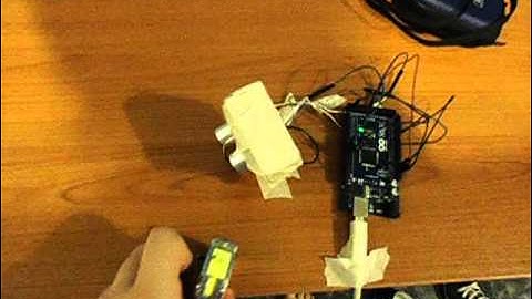 Robot seguidor arduino mega-sensor ultrasonico