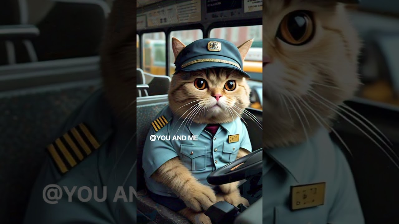 cute cat bus accident story 