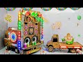Diy mini DJ lightning truck setup At-home kaise banaye| How to make Gauri Ganesh moorti Big gadi