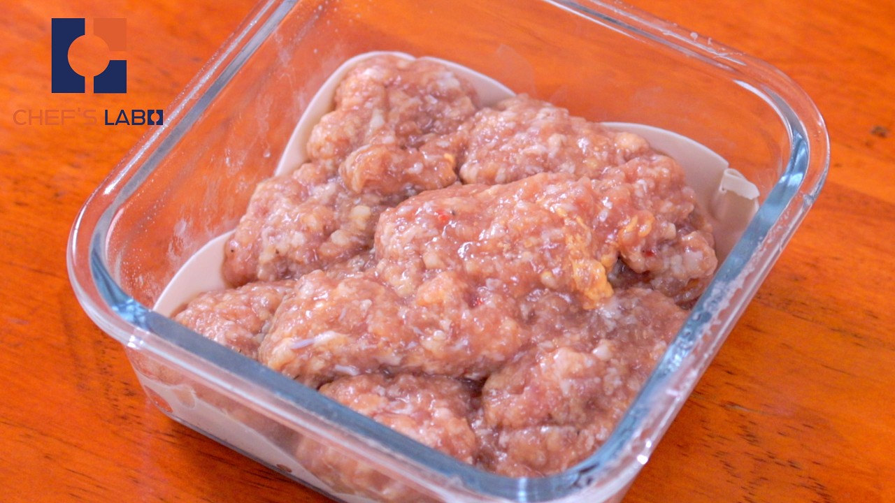 I'm Tired. So I made a Lazy Ground Pork Recipe - YouTube