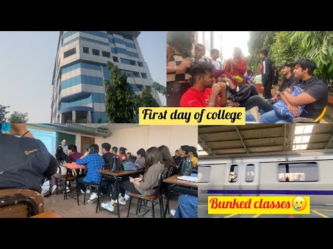 First day in college| TRINITY DWARKA | Bunked classes🥲