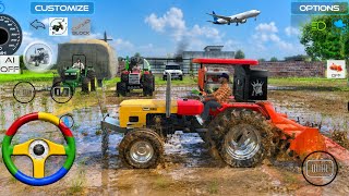 Farming Tractor|Wheat loading By Pickup🛻😱|HMT with Rutaweater😲|#tractor#androidgameplay#viral  screenshot 2