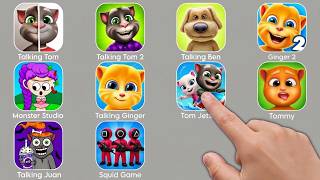 Talking Tom,Talking Ben,Talking Ginger,Monster Studio,Tommy,Squid Game,Ginger2,TalkingJuan,TomJetski screenshot 4