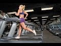 Treadmill workout run - speed up max 20km/h.