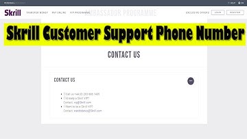 How to Contact Skrill Customer Support (Phone and Email)