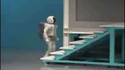 HONDA ASIMO FALLS DOWN STAIRS - Sexy Robots Videos