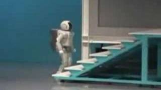 HONDA ASIMO FALLS DOWN STAIRS - Sexy Robots Videos