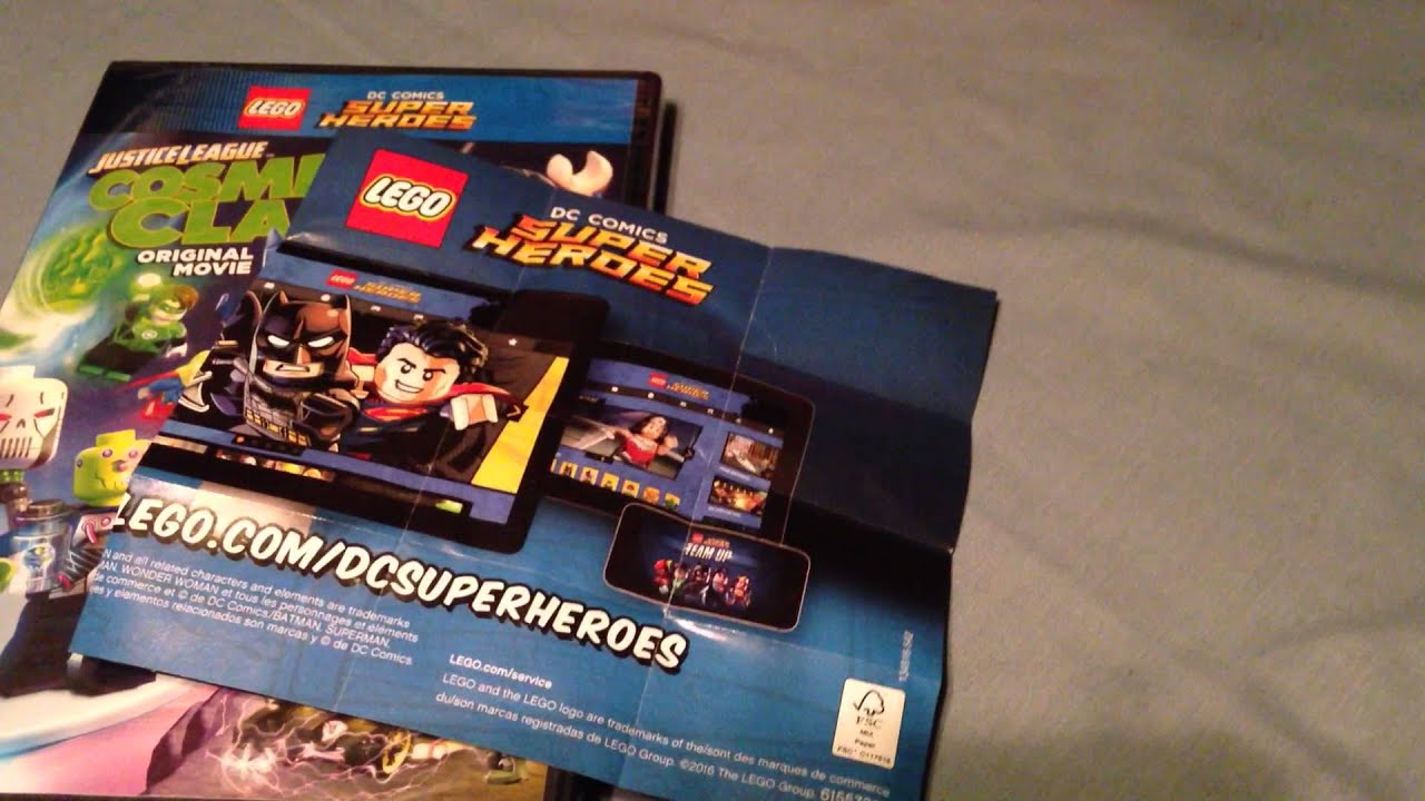 Lego Cosmic Boy Cosmic Clash Movie DVD Gift Set Toy Review