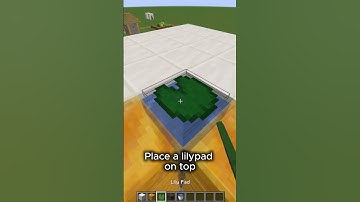 *Easiest* elevator without redstone in MINECRAFT #minecraft #redstone