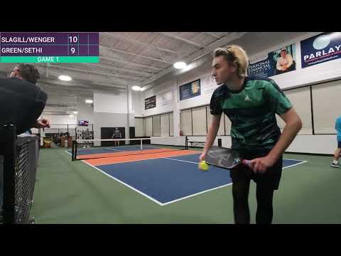 Pickleballerz Men's league week 6 Tyler slagill & Benjamin Wenger