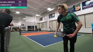 Pickleballerz Men's league week 6 Tyler slagill & Benjamin Wenger