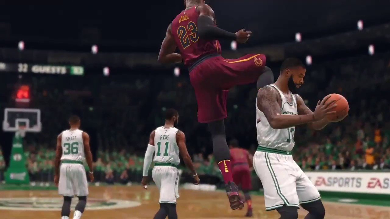 NBA Live 18 Isaiah Thomas to LeBron James alley oop!!