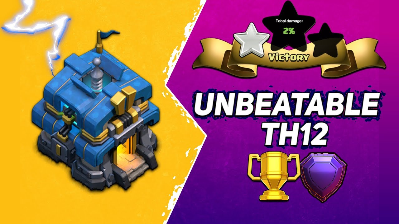 BEST TH12 TROPHY/HYBRID Base of 2022! COC Town Hall 12 (TH12) Trophy Base Design- Clash of Clans