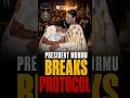 President Murmu Breaks Protocol: A Heartbreaking Moment #respect #indianarmy #president #protocol