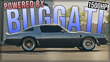 A BUGATTI SWAPPED (S CLASS) PONTIAC FIREBIRD IN NEED FOR SPEED UNBOUND!? (S TIER BUILD GUIDE)