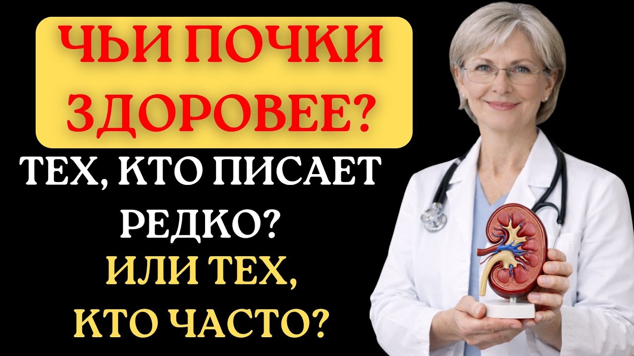 Мочитесь СРАЗУ ПОСЛЕ питья воды или терпите полдня? Чьи Почки Здоровее? (Шокирующая правда!)