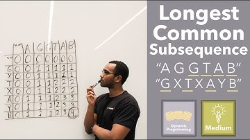Longest Common Subsequence (2 Strings) - Dynamic Programming & Competing Subproblems