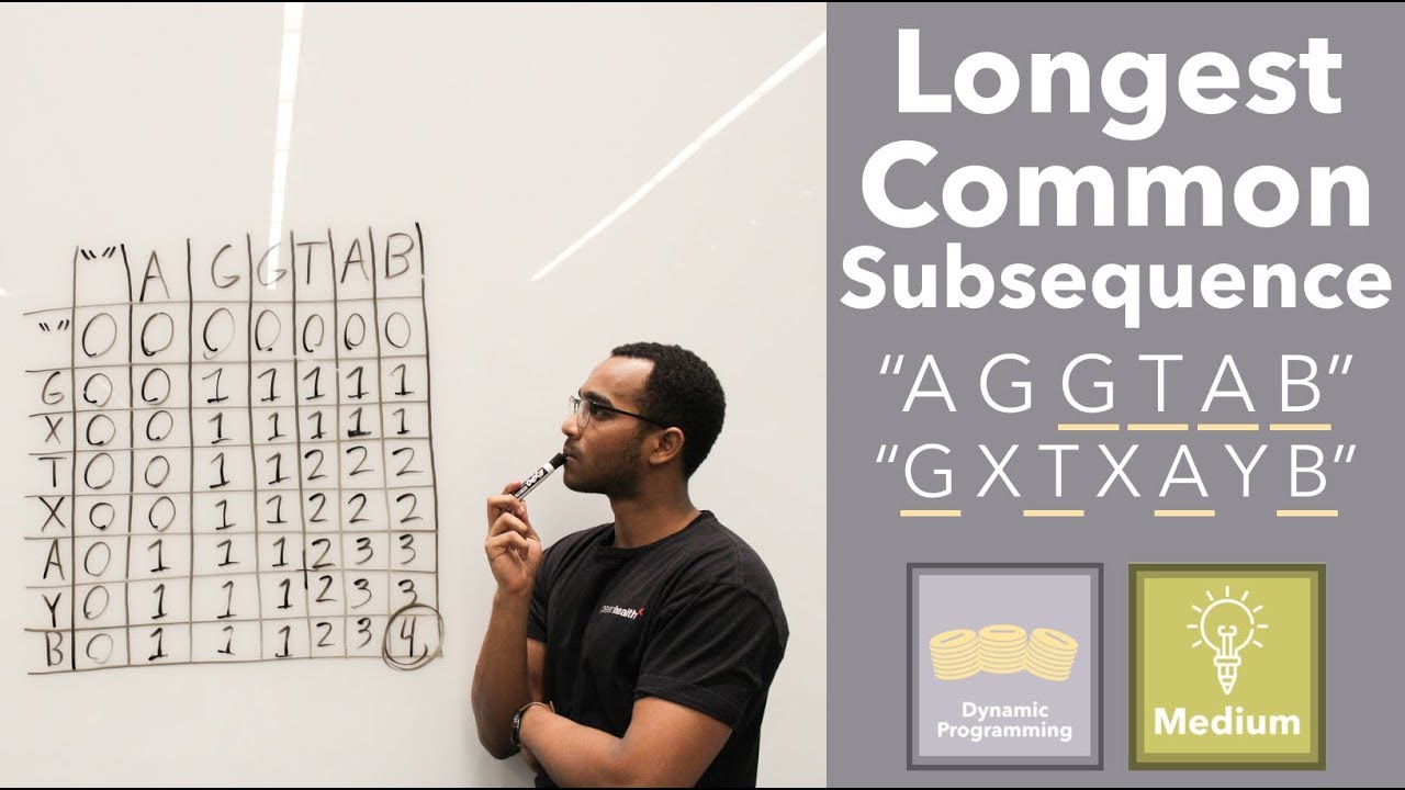 Subsequence vs substring. Longest common