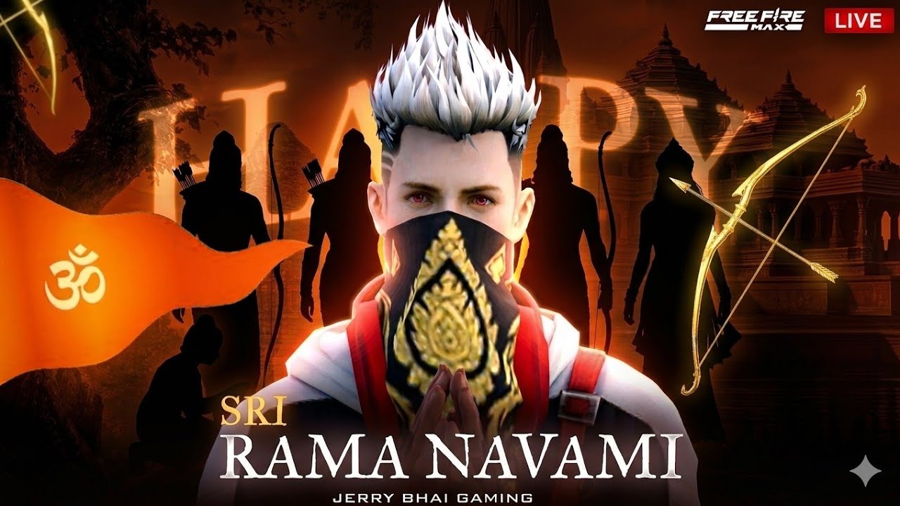 SHREE RAMA NAVAMI 🚩 || FF LIVE IN TELUGU || JERRY BHAI GAMING || # ...