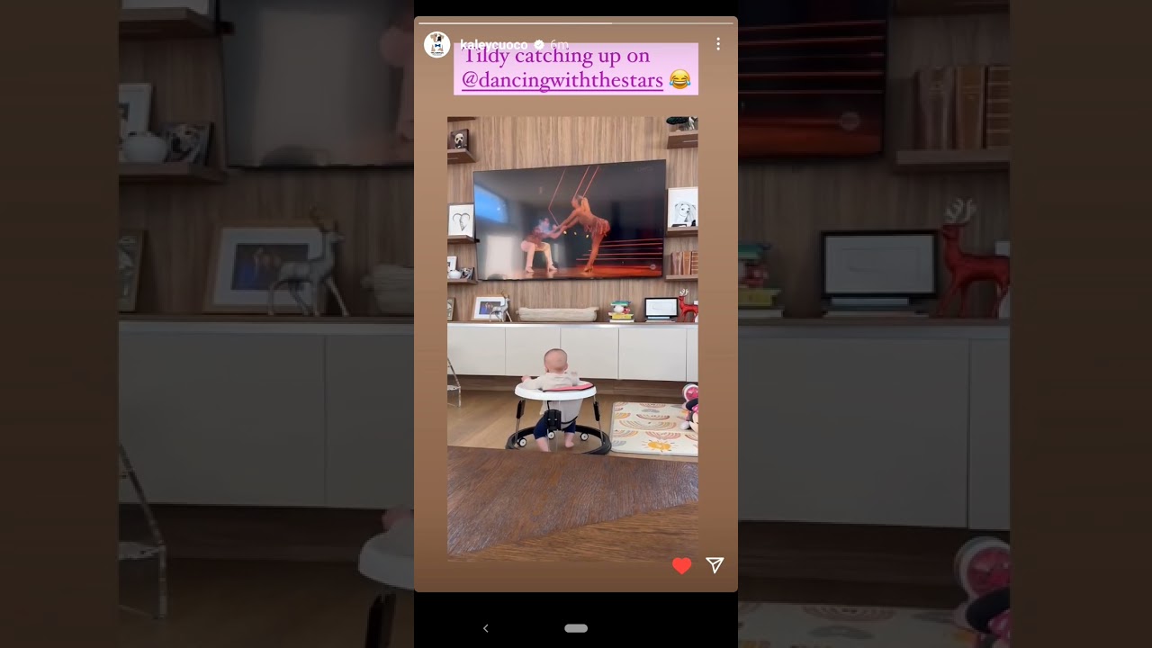 Kaley Cuoco posts an adorable video of her daughter Matilda dancing to Dancing With The Stars