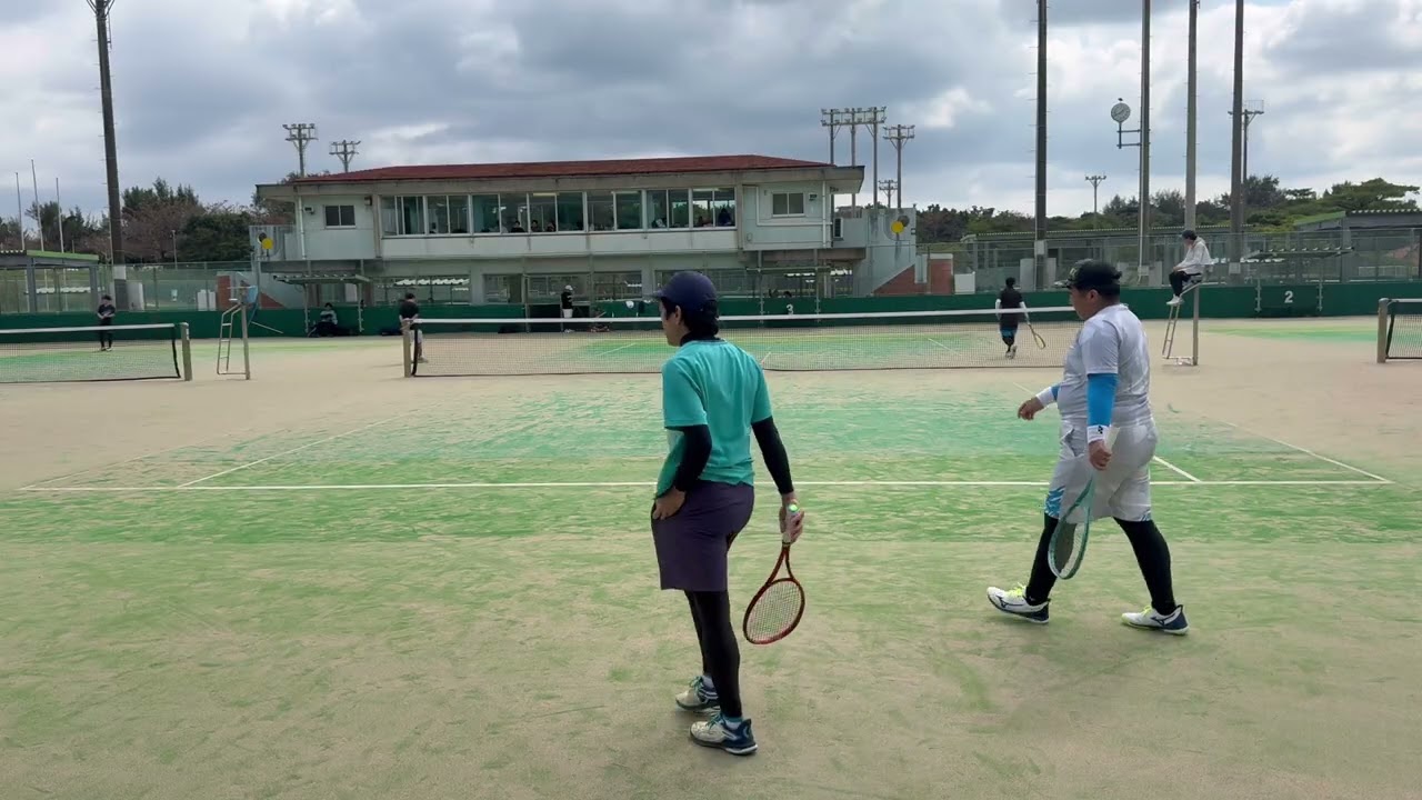 第2回よっきーカップ　準決勝　瑞慶山ー大賀（軟友会ーシチマンタル）対　横田ー當山（turquoiseーgleam）