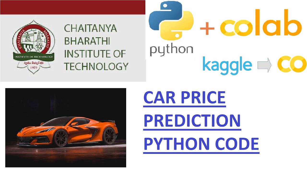 Car price prediction | Python Code| CBIT | NIT| IIT| WorkShop - YouTube