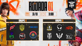 🚨 LAFF | SÉRIE B 🏆 RODADA 01 - GRUPOS A e B | FREE FIRE AO VIVO🚨 #freefire