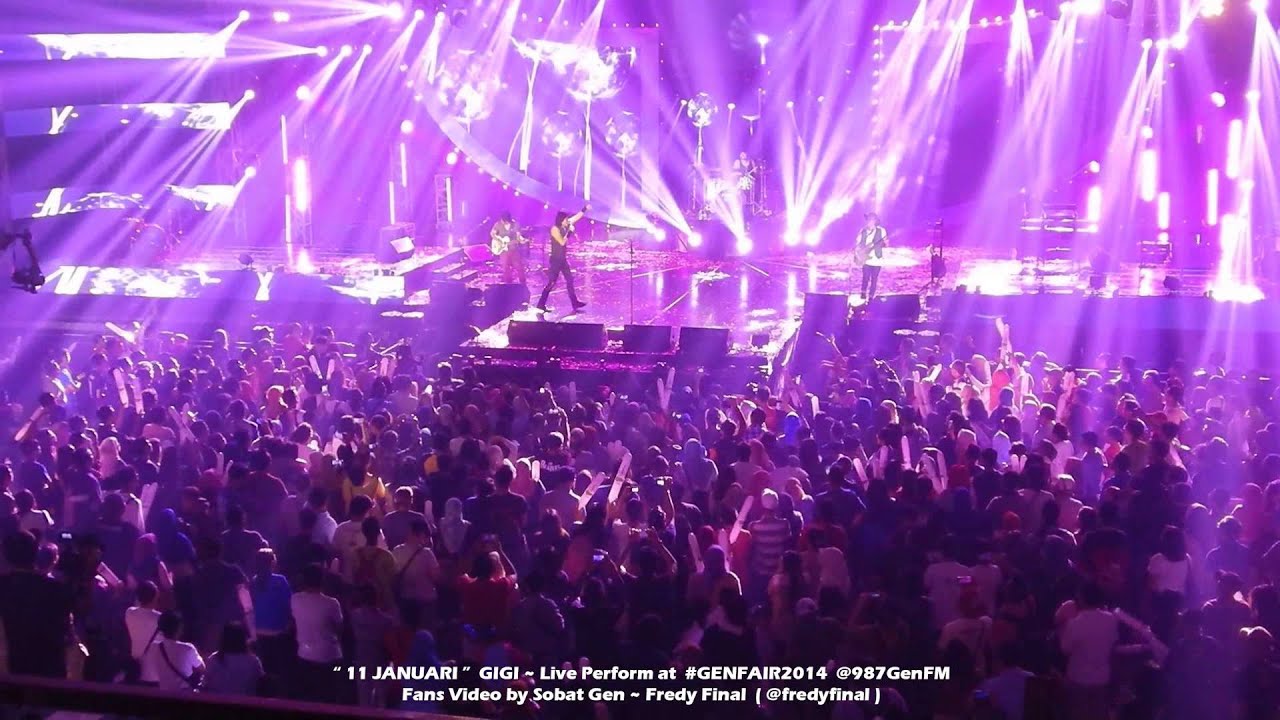 11 JANUARI ~ GIGI ~ Live Perform at GENFAIR2014 987GENFM