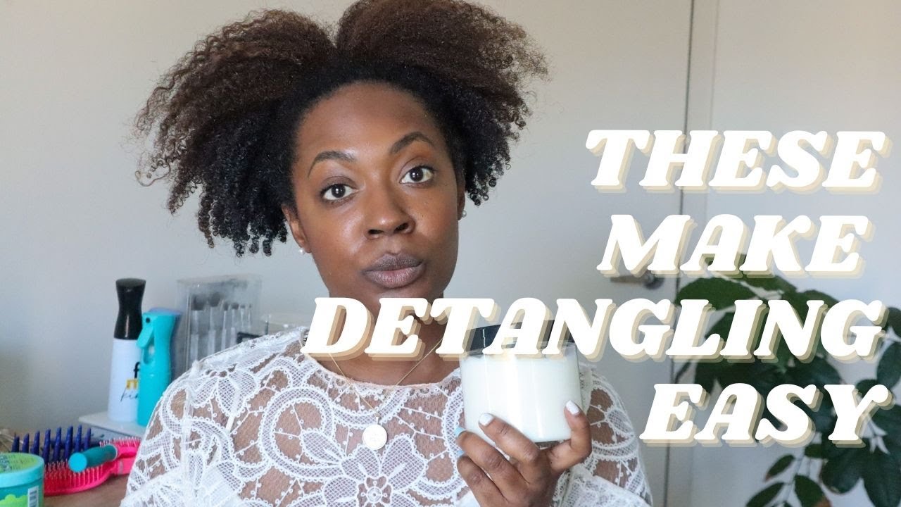 HAIR // THE BEST products and tools to easily detangle dry matted tangle natural hair | ALOVE4ME