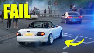Show Off Driveshaft Explodes When POLICE Arrived at the Car Meet! Show Off Driveshaft Explodes When POLICE Arrived at the Car Meet!