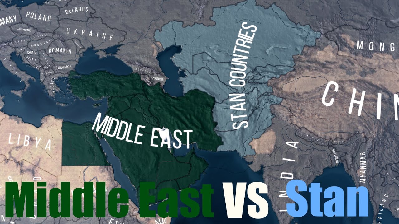 Middle East vs StanCountries Hoi4 timelapse YouTube