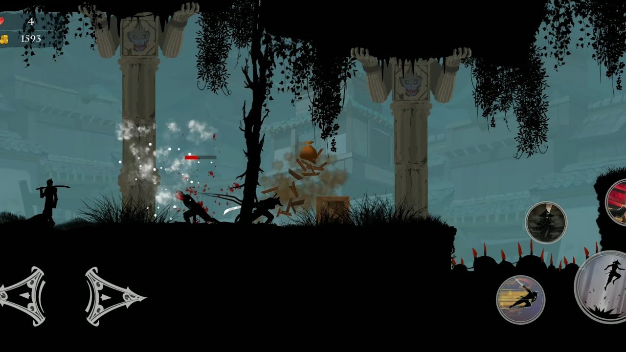 Ninja Arashi 2 Shadow's Return Act 1 Level 2 Gameplay