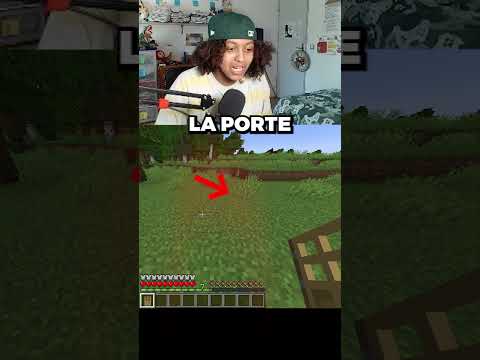 Voici comment poser une porte dans minecraft ! #minecraft #tuto #humour #youtubeshorts #pourtoi