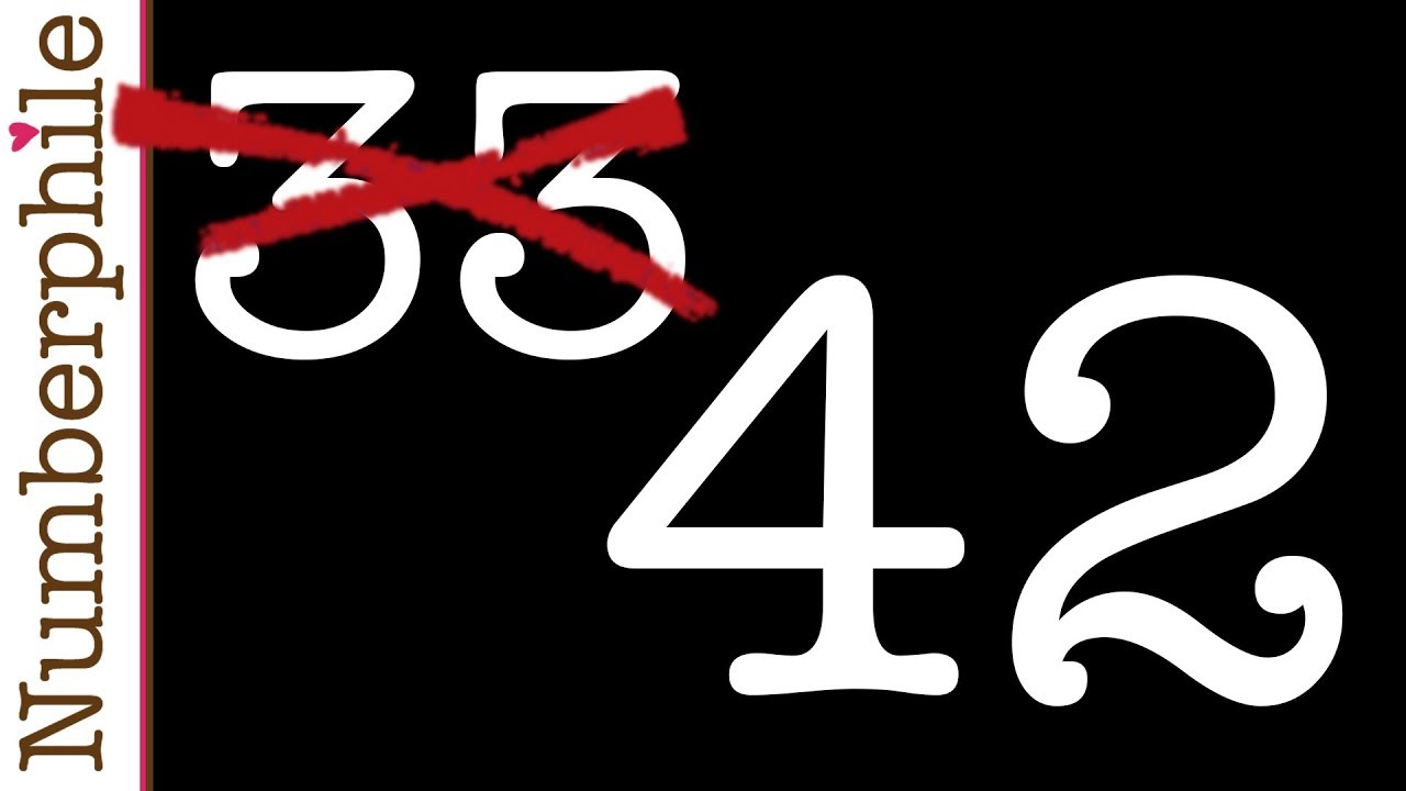 42 Is The New 33 - Numberphile