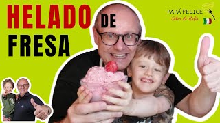 🇮🇹 Helado Casero Italiano de Fresa. ¡Sin Máquina Heladera! screenshot 4