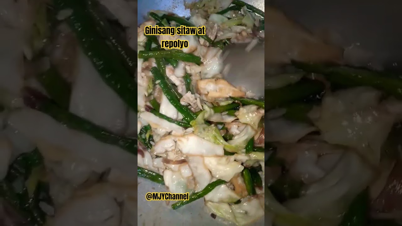 Ginisang sitaw at repolyo 
