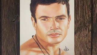 Drawing Amr Diab |COLORED PENCIL