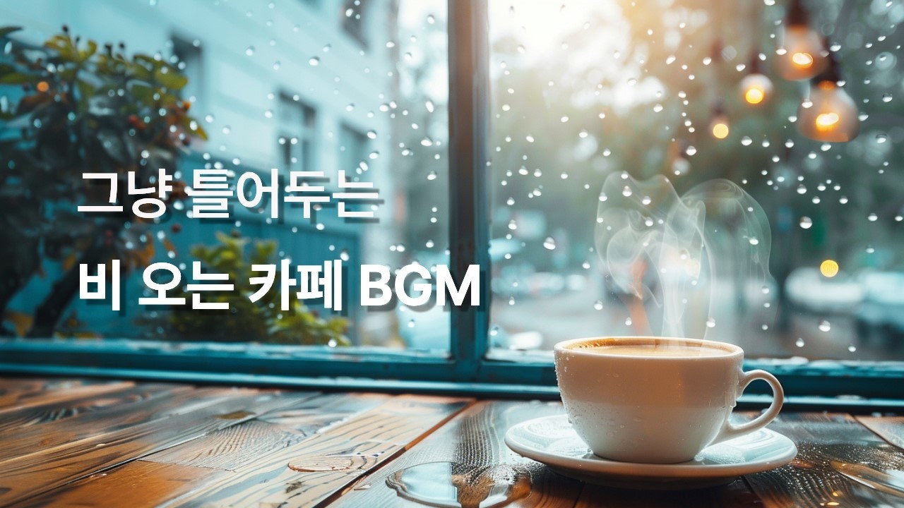 Rainy Seoul Cafe Lofi Vol.01 ☕ Плейлист для дождливого дня | Кафе·Учеба | 2.5ч