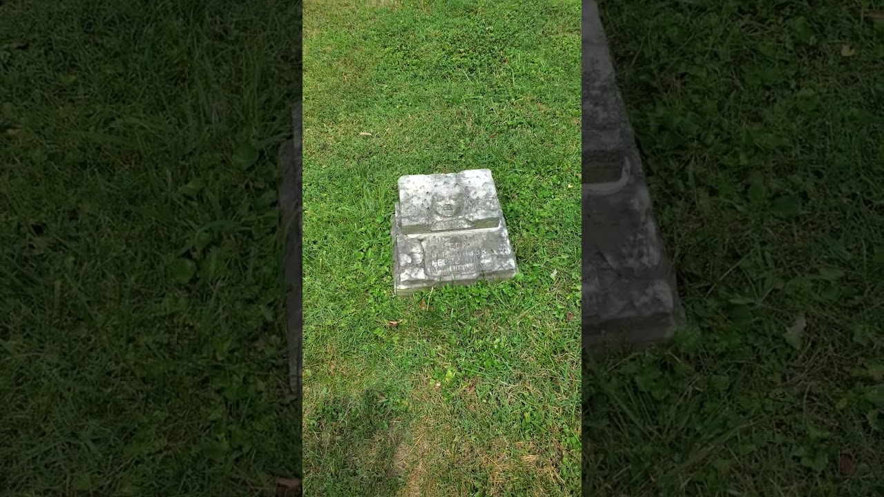 You can see her face within the stone