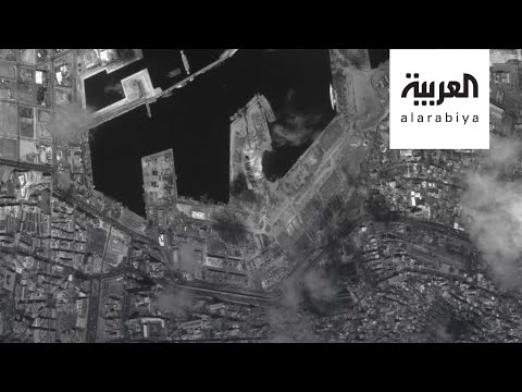 صور جوية لدمار بيروت