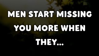 Men Start Missing You More When They... | Psychology Amazing Facts | @mindfactus