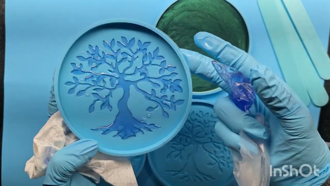 Подставки под кружки #137 «Древо жизни» от Laura's Art Corner