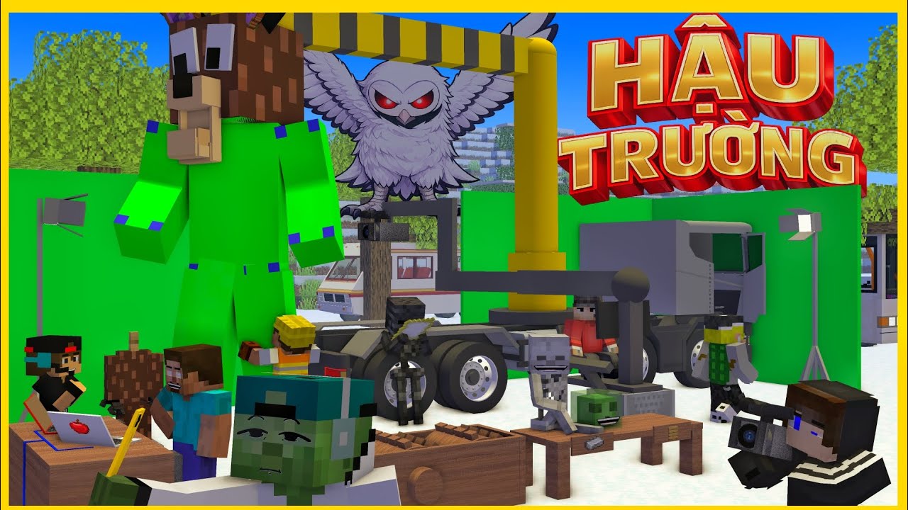 [ Lớp Học Quái Vật ] HẬU TRƯỜNG "THỬ THÁCH 99 ĐÊM TRONG RỪNG"  | Minecraft Animation