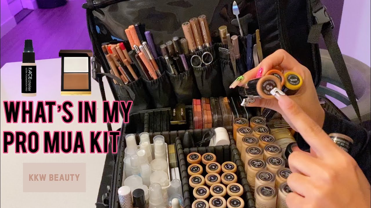 What's in my Pro MUA kit YouTube