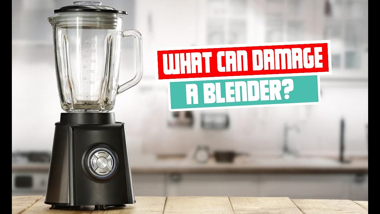 What can damage a blender ? Blender Maintenance Tips YouTube
