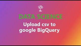 How to upload csv file to google bigquery