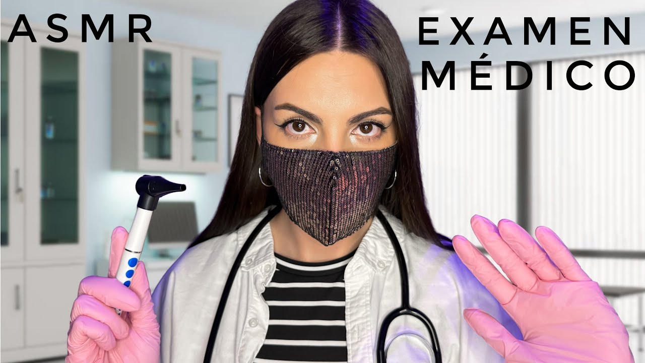 ASMR | EXAMEN MÉDICO REALISTA | Roleplay médico en Español