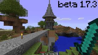 1 hour of relaxing beta minecraft gameplay (no commentary)